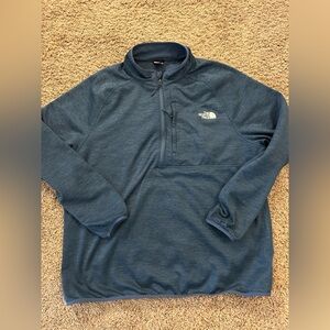 The north face 2XL men’s canyonland quarter zip long sleeve shirt